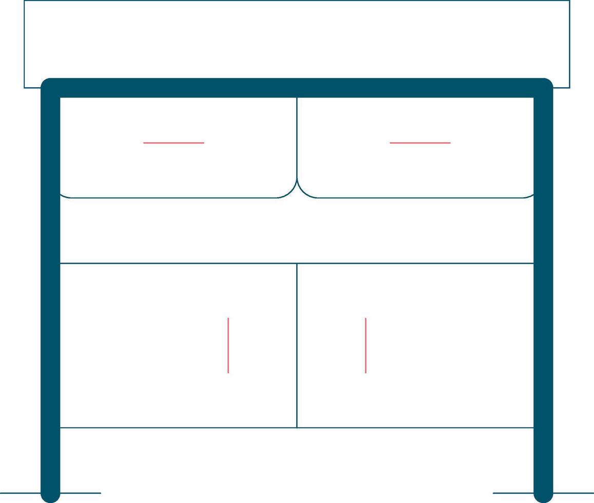Table Creative Icon Design vector