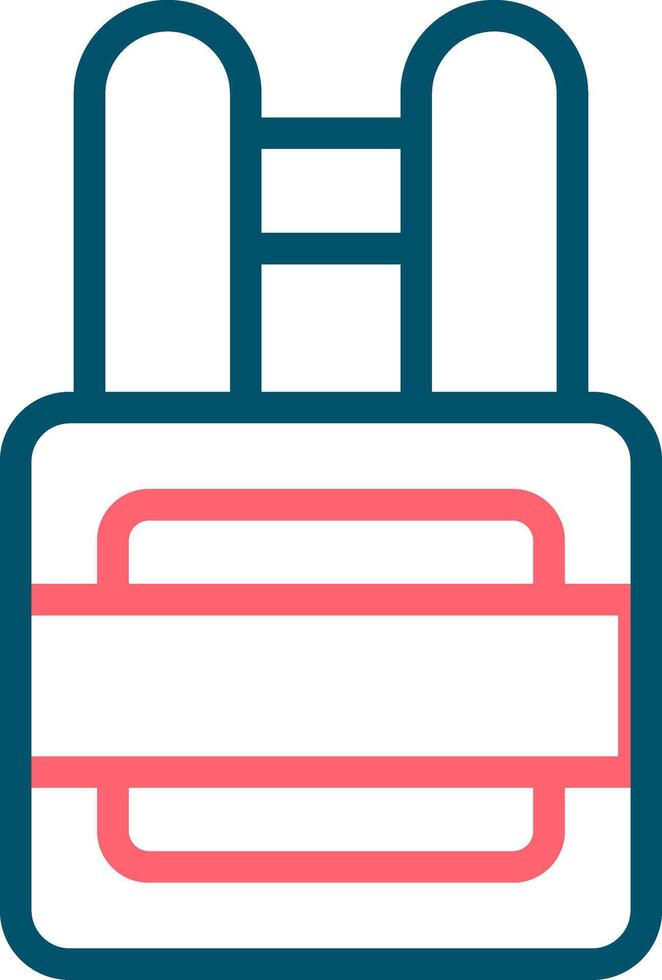 Line Two Color Design vector