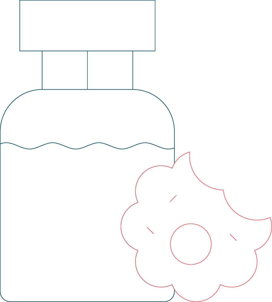 Cookie And Milk Creative Icon Design vector