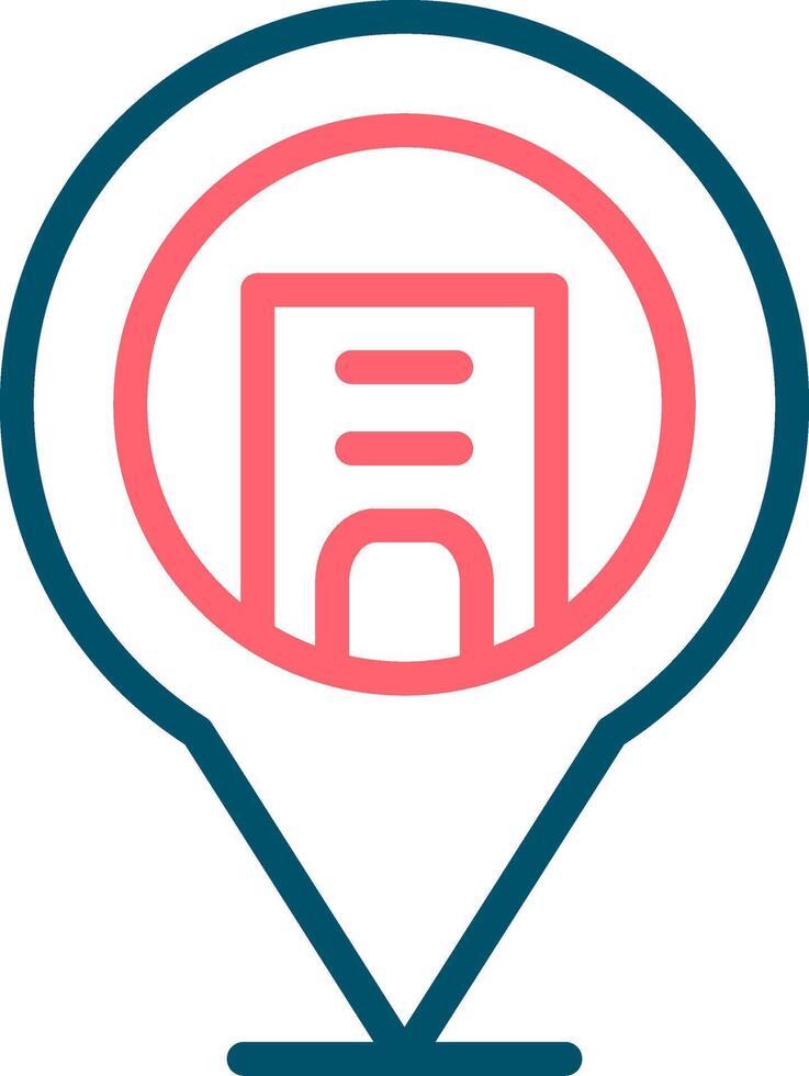 Line Two Color Design vector