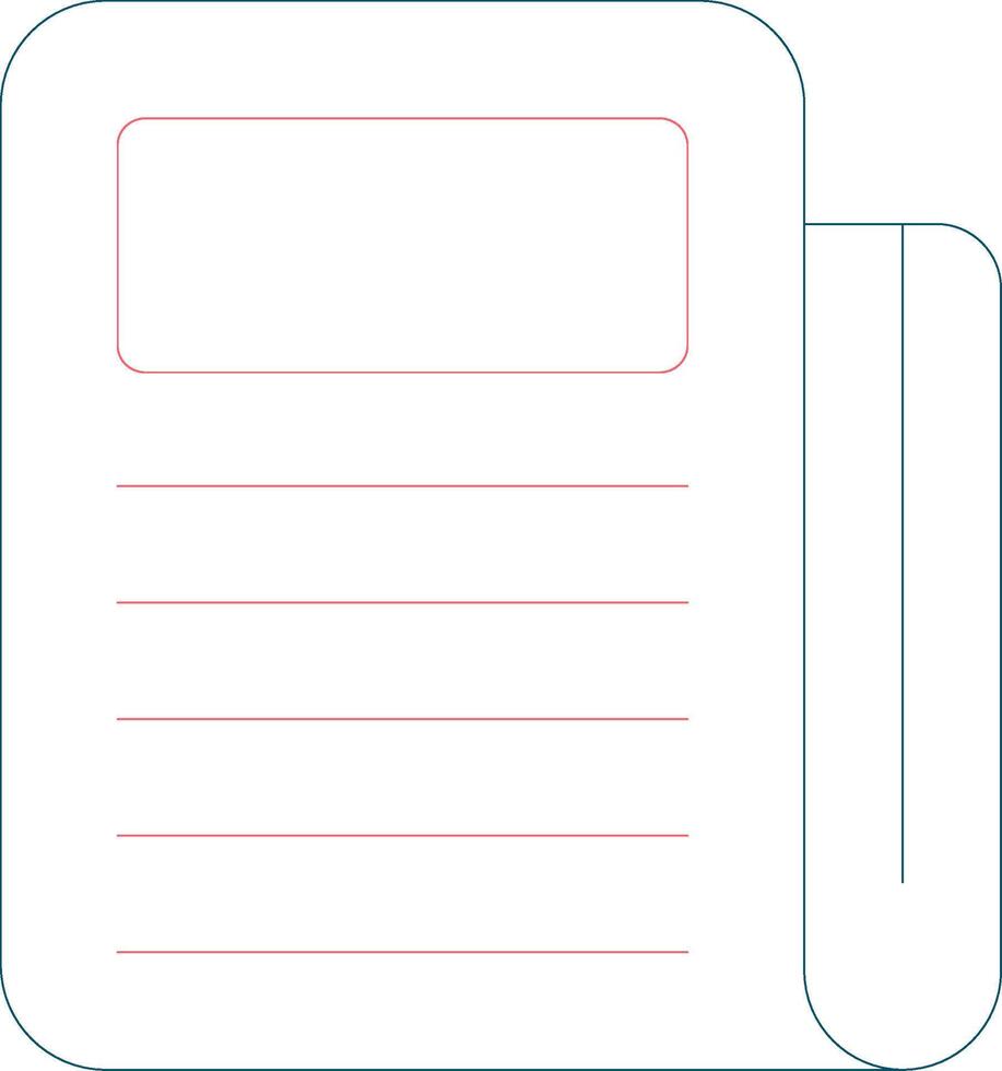 Newspaper Creative Icon Design vector