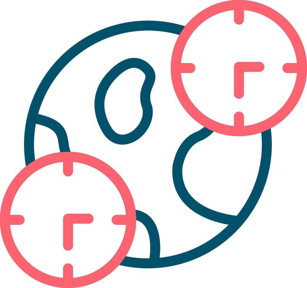 Jet Lag Creative Icon Design vector