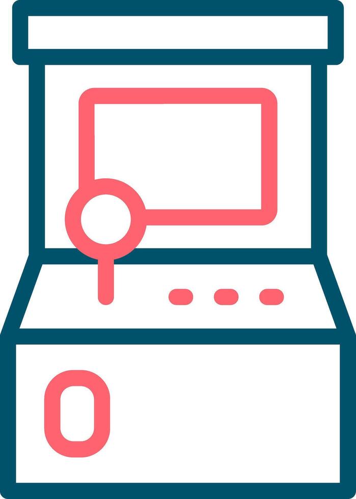 Line Two Color Design vector
