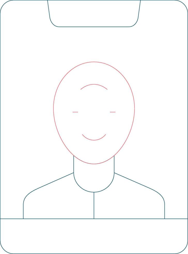Video Call Creative Icon Design vector