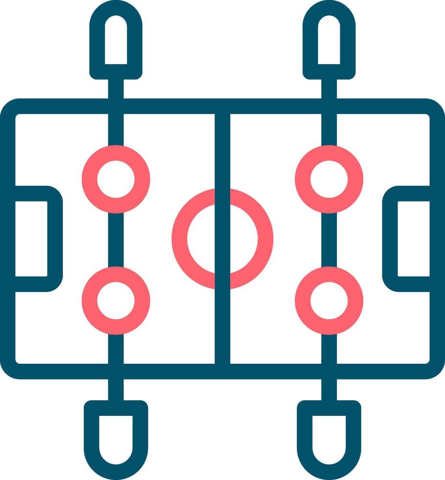 Line Two Color Design vector