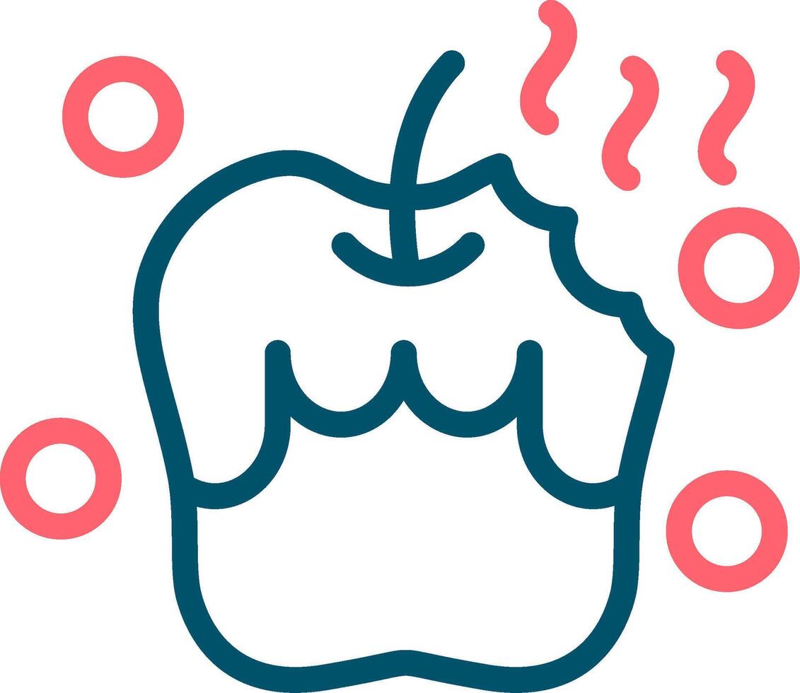 Rotten Creative Icon Design vector