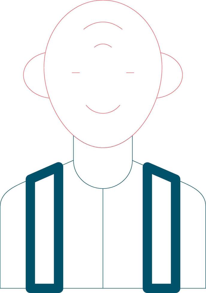 Line Two Color Design vector