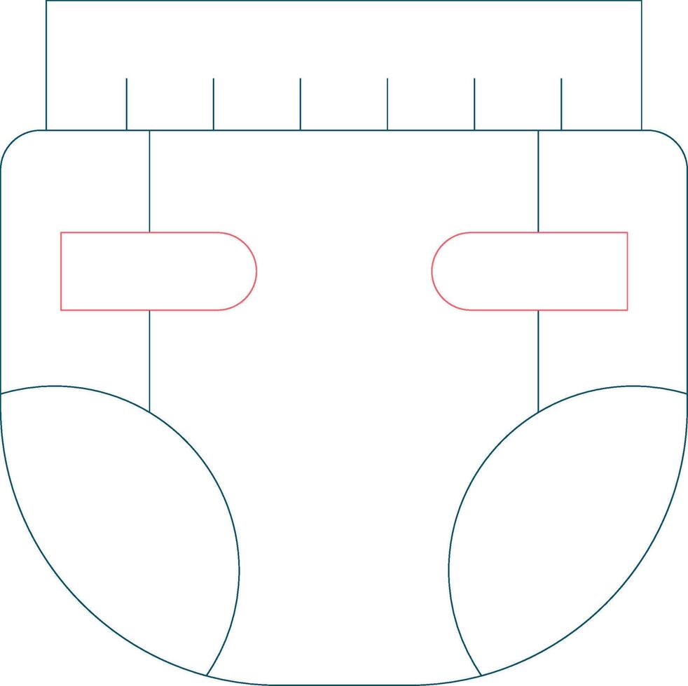 Diaper Creative Icon Design vector