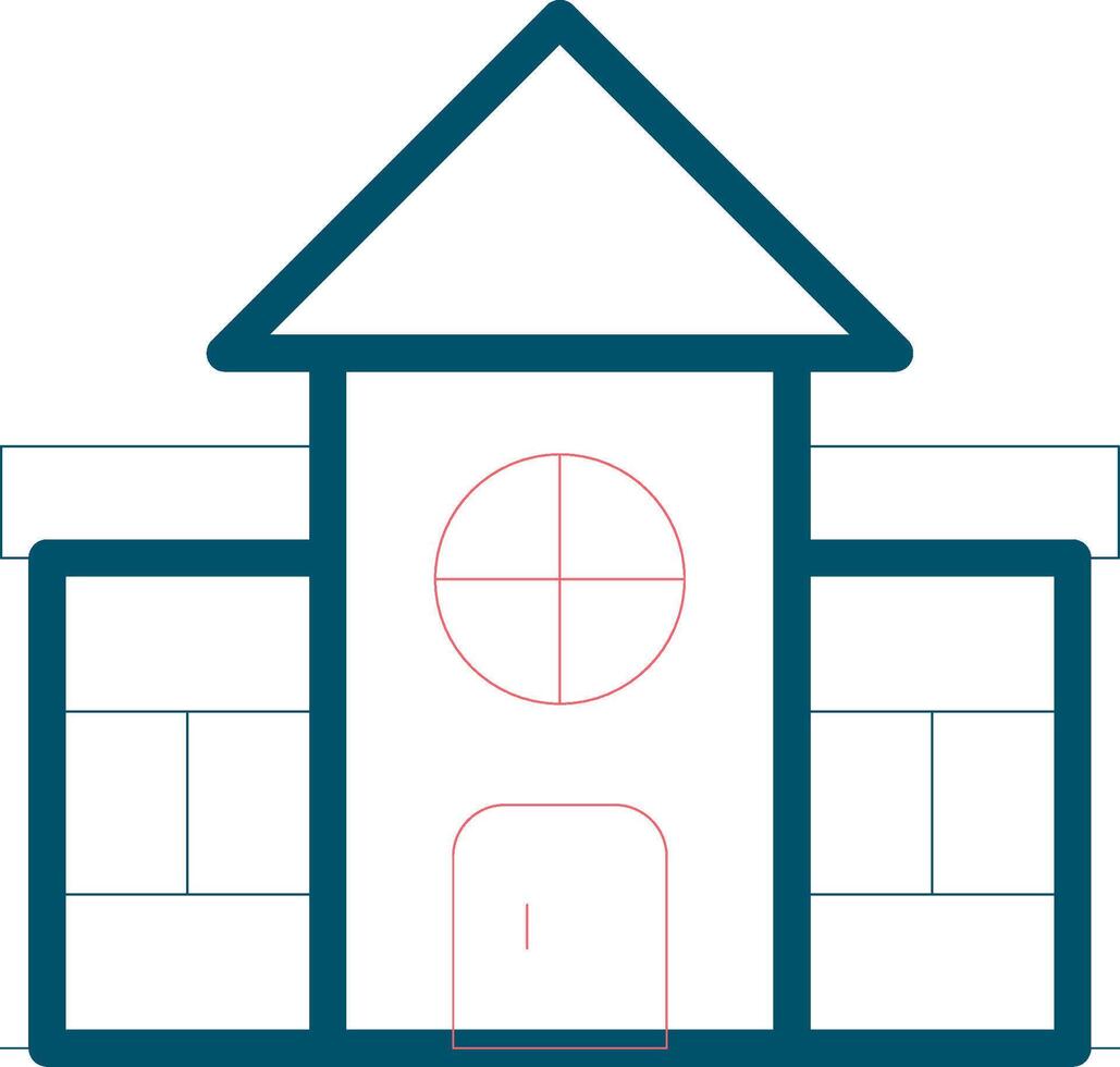 Retirement Home Creative Icon Design vector