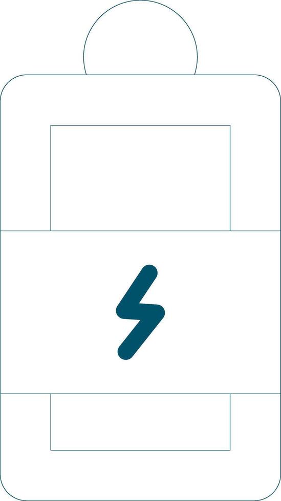 Charging Battery Creative Icon Design vector