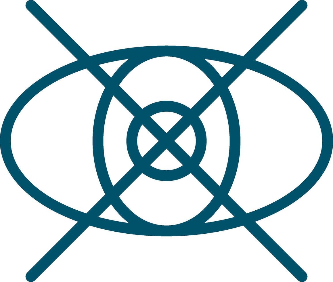Close Eyes Creative Icon Design vector