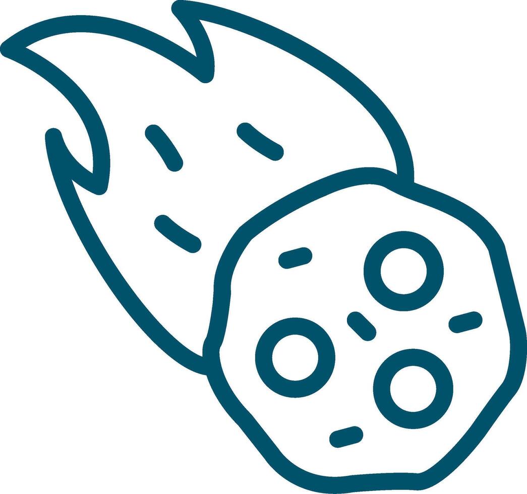 Meteor Creative Icon Design vector