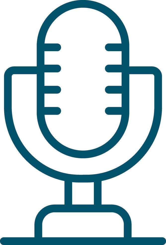 Microphone Creative Icon Design vector