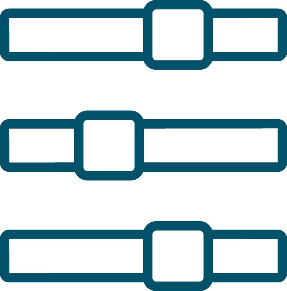 Sliders Creative Icon Design vector