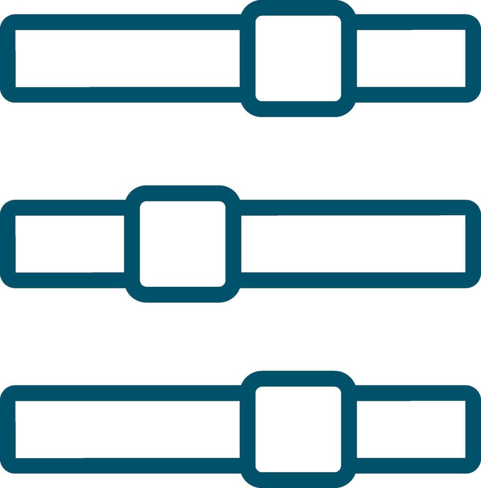 diseño de icono creativo de controles deslizantes vector