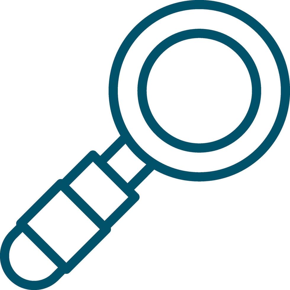 Magnifying Glass Creative Icon Design vector
