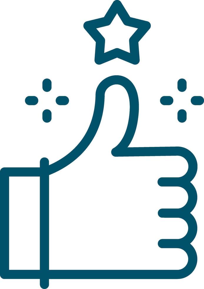 Appreciation Creative Icon Design vector