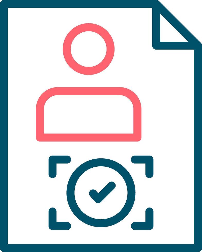 Approval Creative Icon Design vector