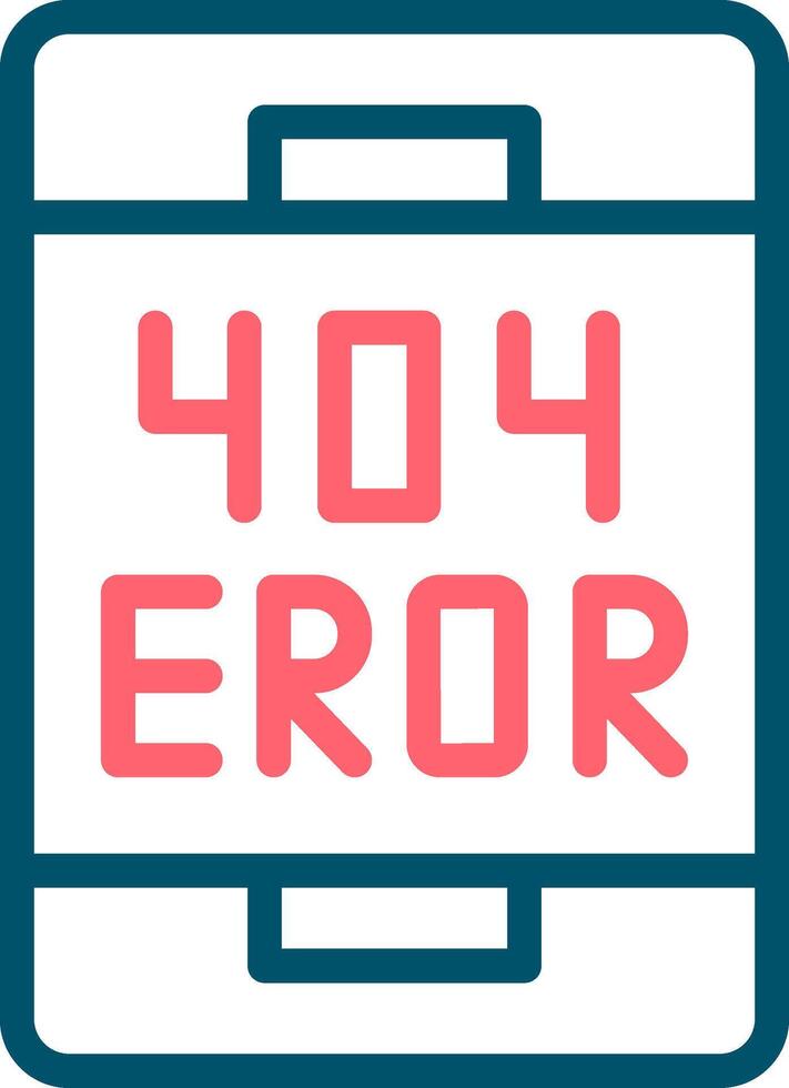 Error Creative Icon Design vector