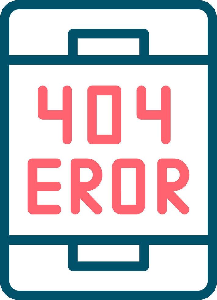 Error Creative Icon Design vector