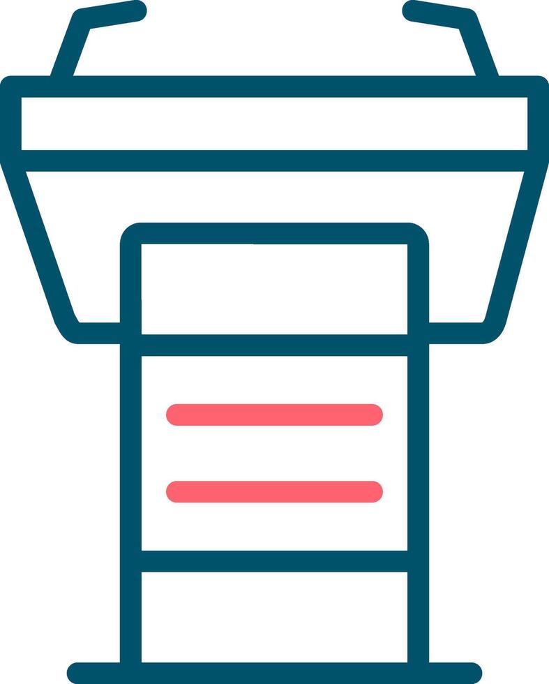 Tribune Creative Icon Design vector