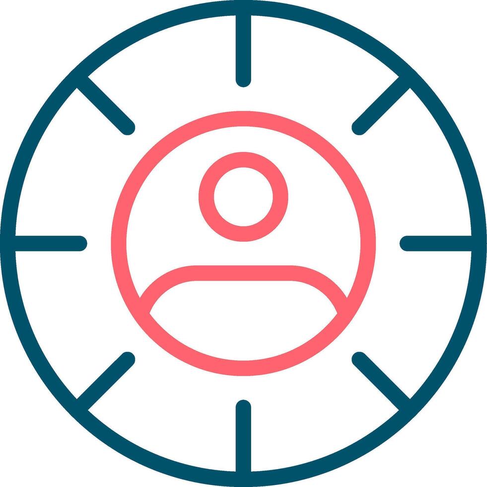 Targeting Creative Icon Design vector