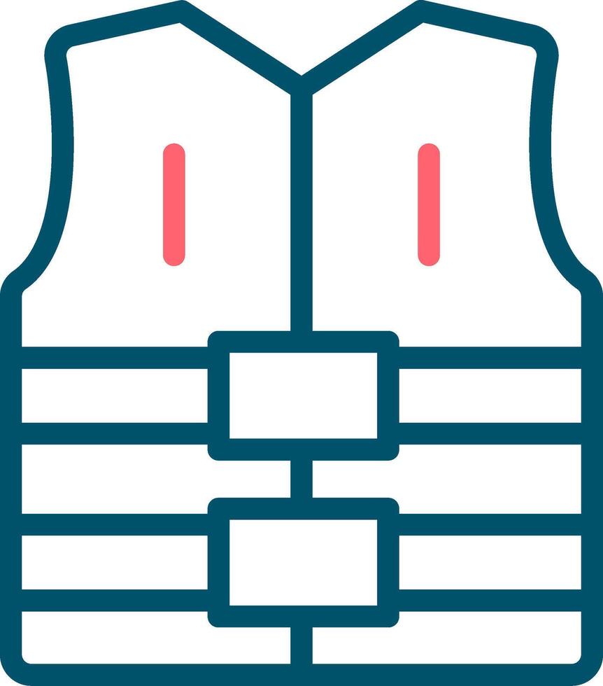 Life Jacket Creative Icon Design vector