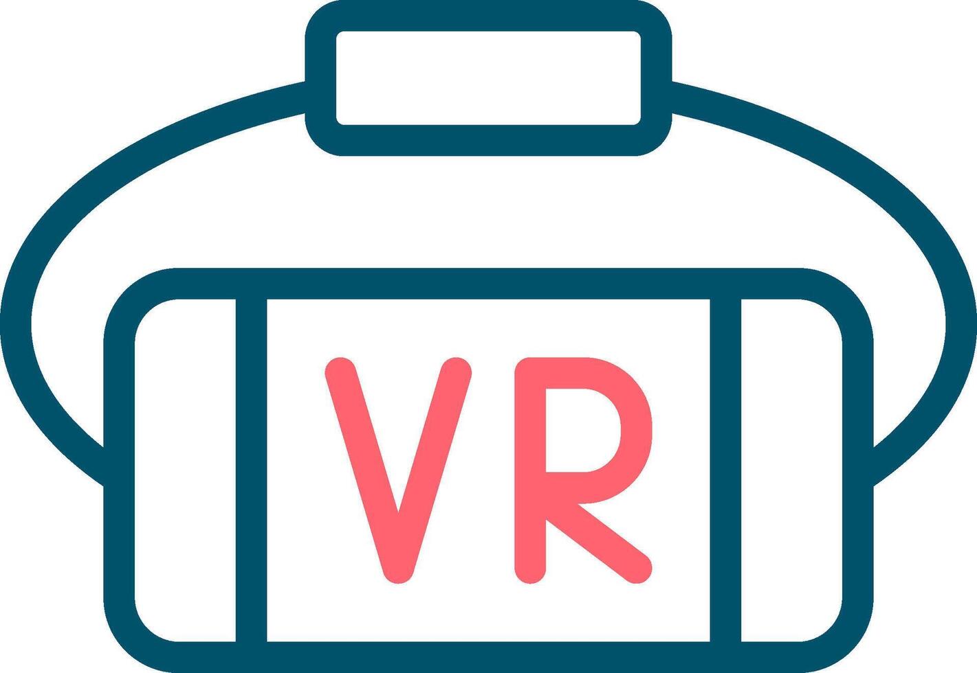 VR Glasses Creative Icon Design vector