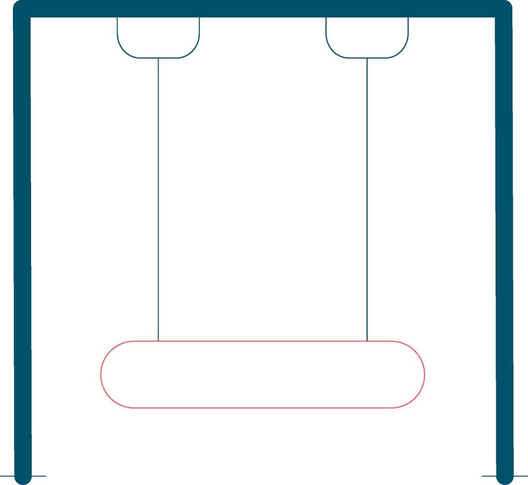 Line Two Color Design vector