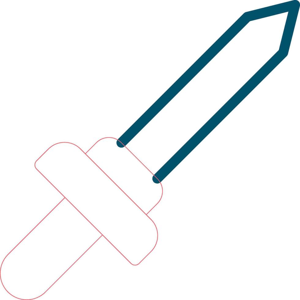 Line Two Color Design vector