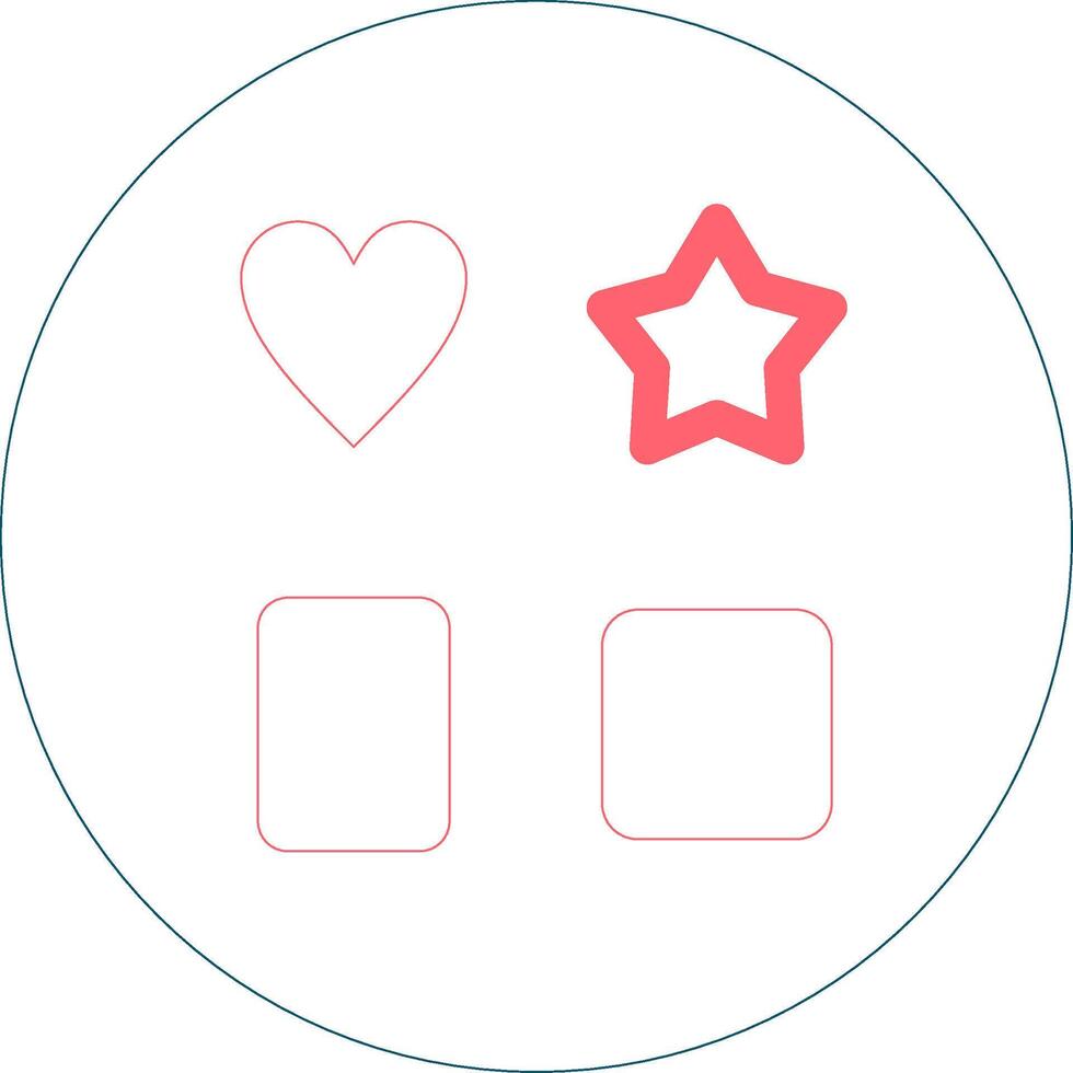 Line Two Color Design vector