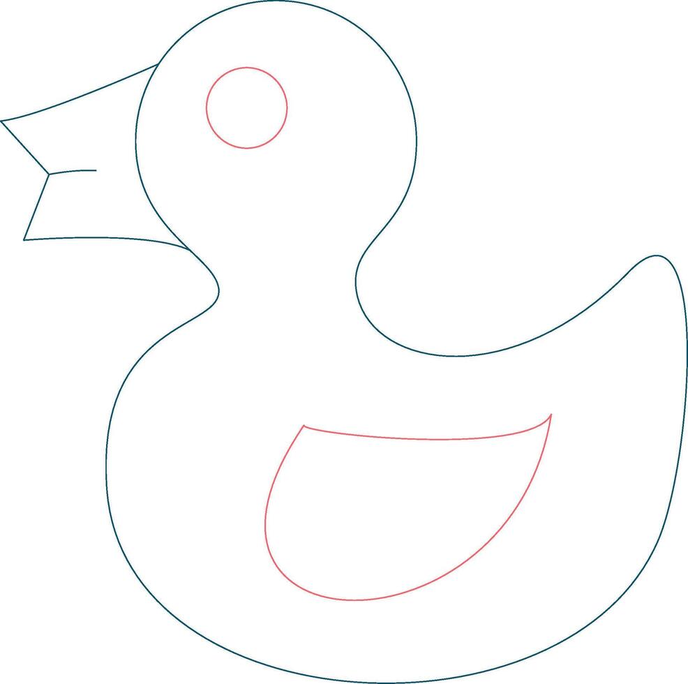Line Two Color Design vector