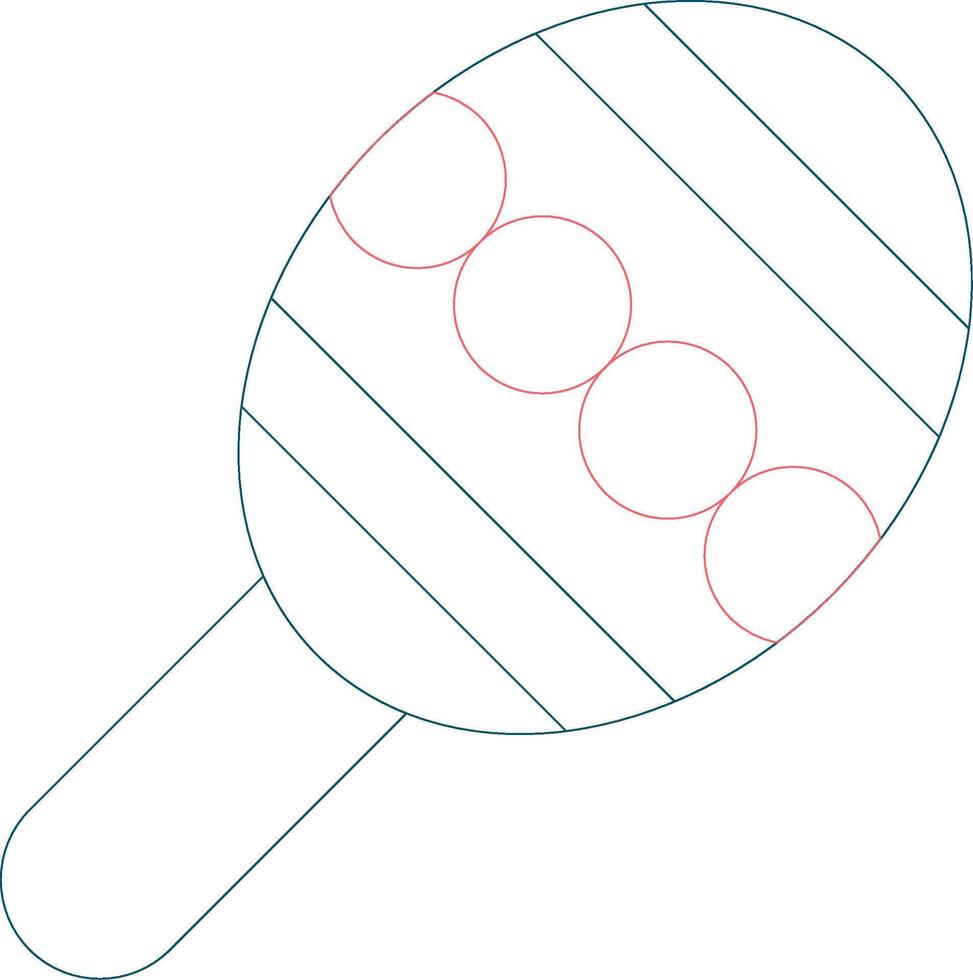 Rattle Creative Icon Design vector