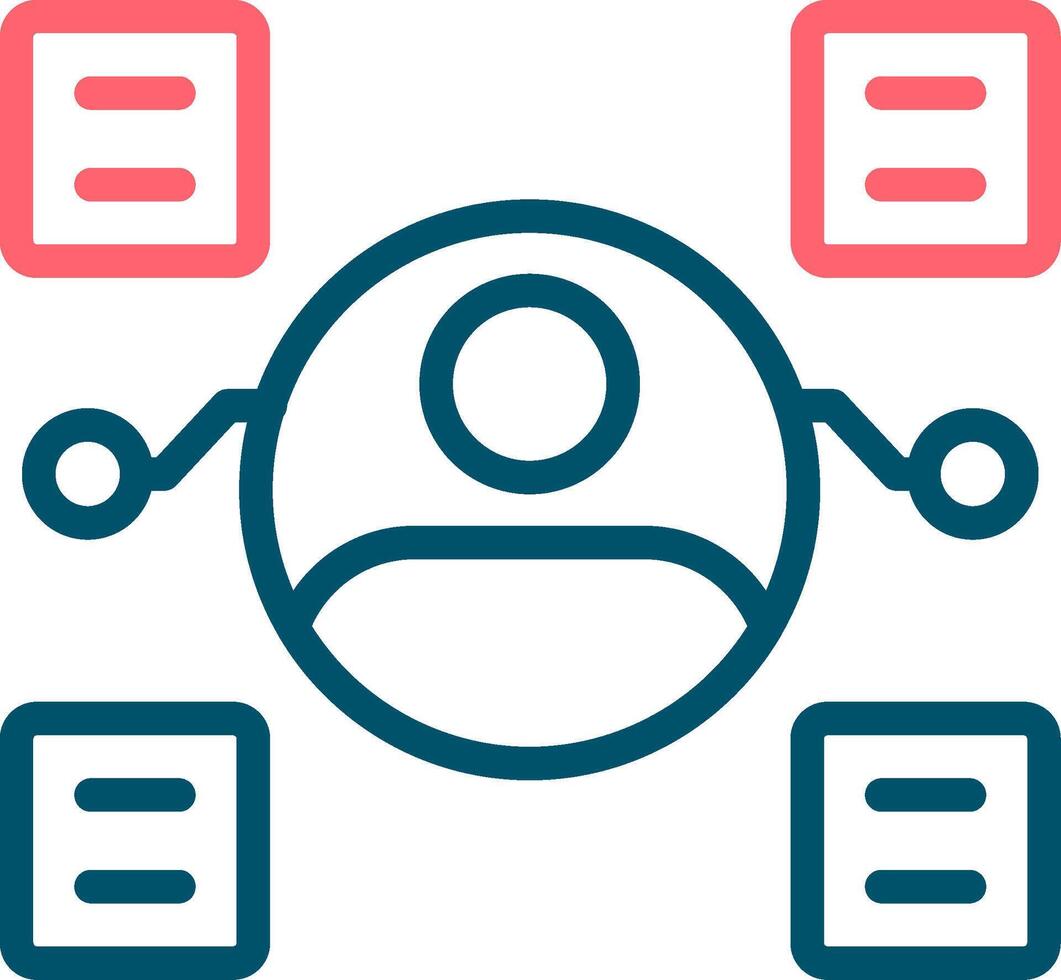 User Predictions Creative Icon Design vector