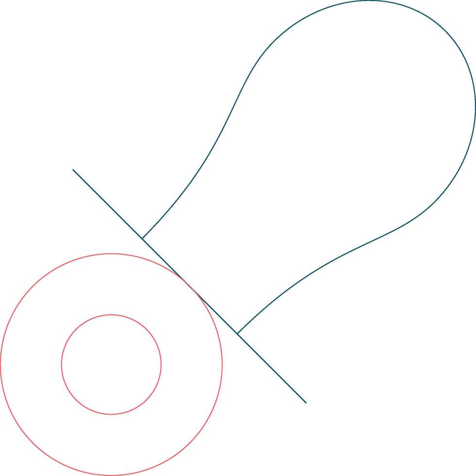 Line Two Color Design vector