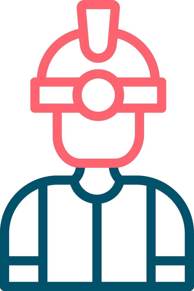 Worker Creative Icon Design vector