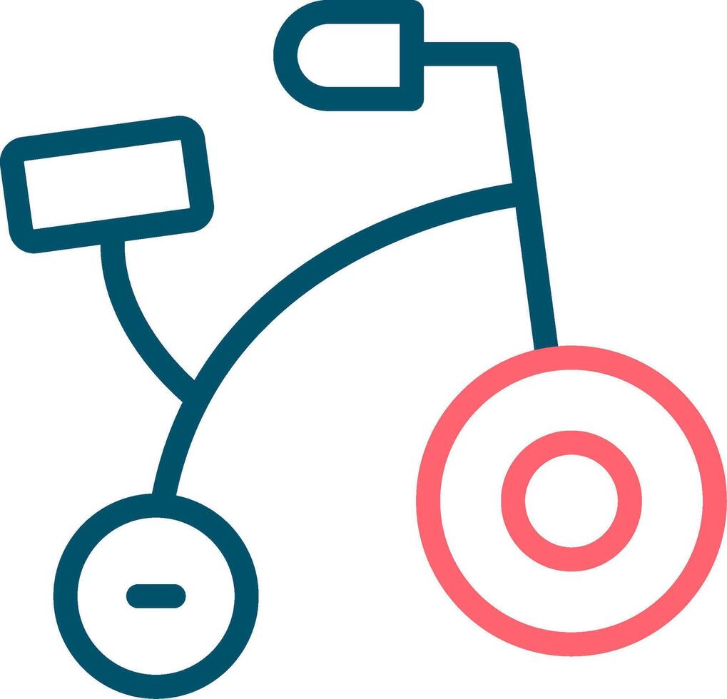 Bike Toy Creative Icon Design vector