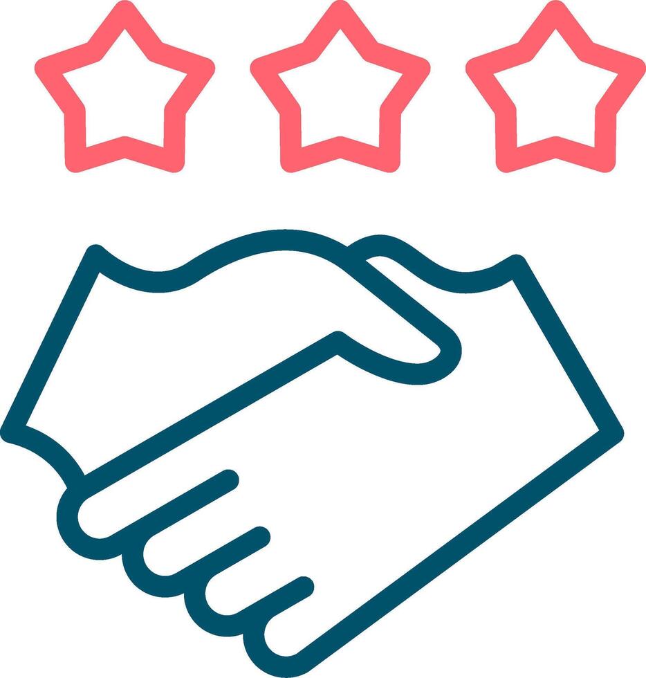 Game Handshake Creative Icon Design vector