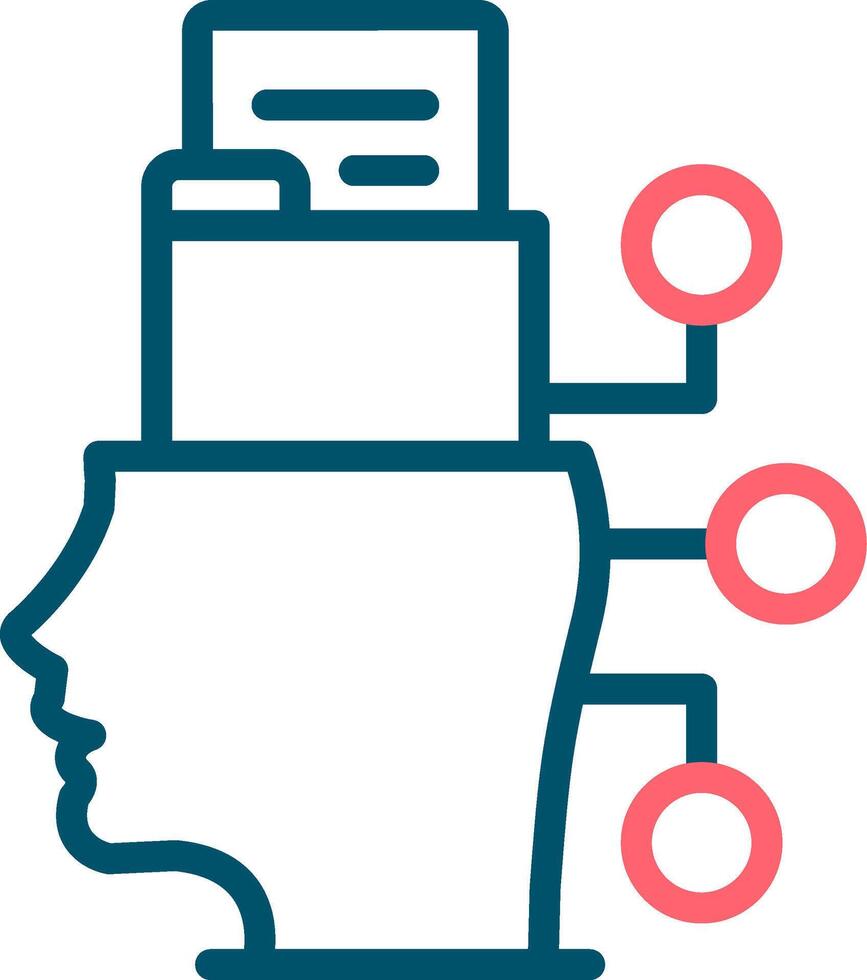 Intelligent Data Creative Icon Design vector