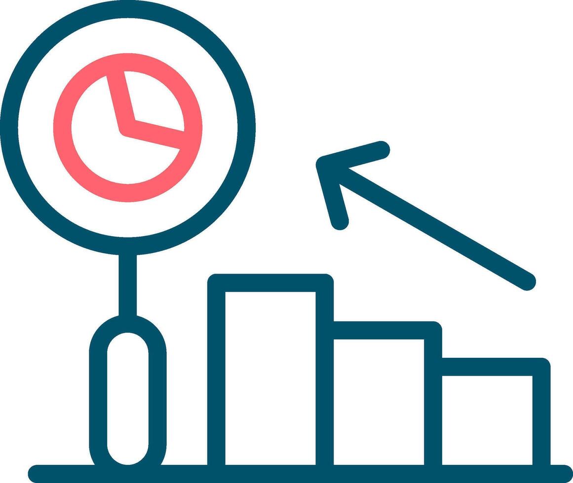 Predictive Analytics Creative Icon Design vector
