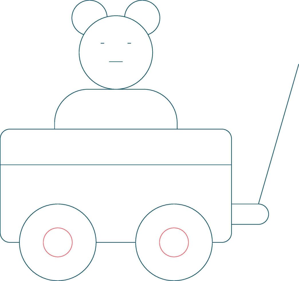 Cart Creative Icon Design vector