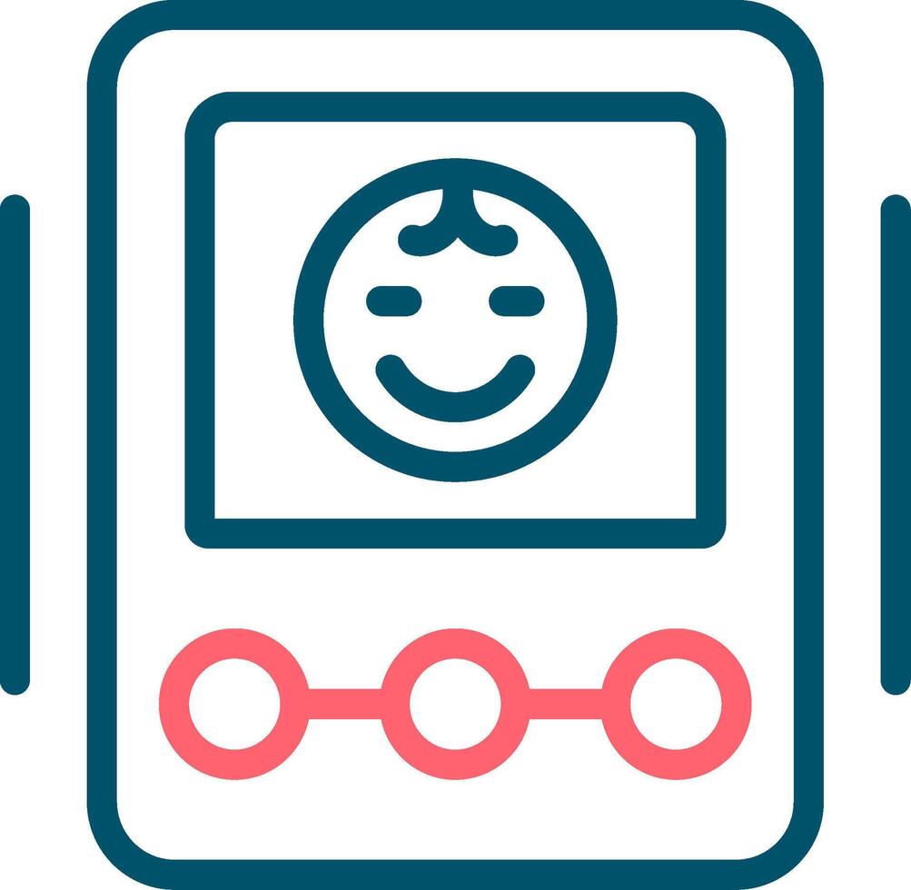 Baby Monitor Creative Icon Design vector