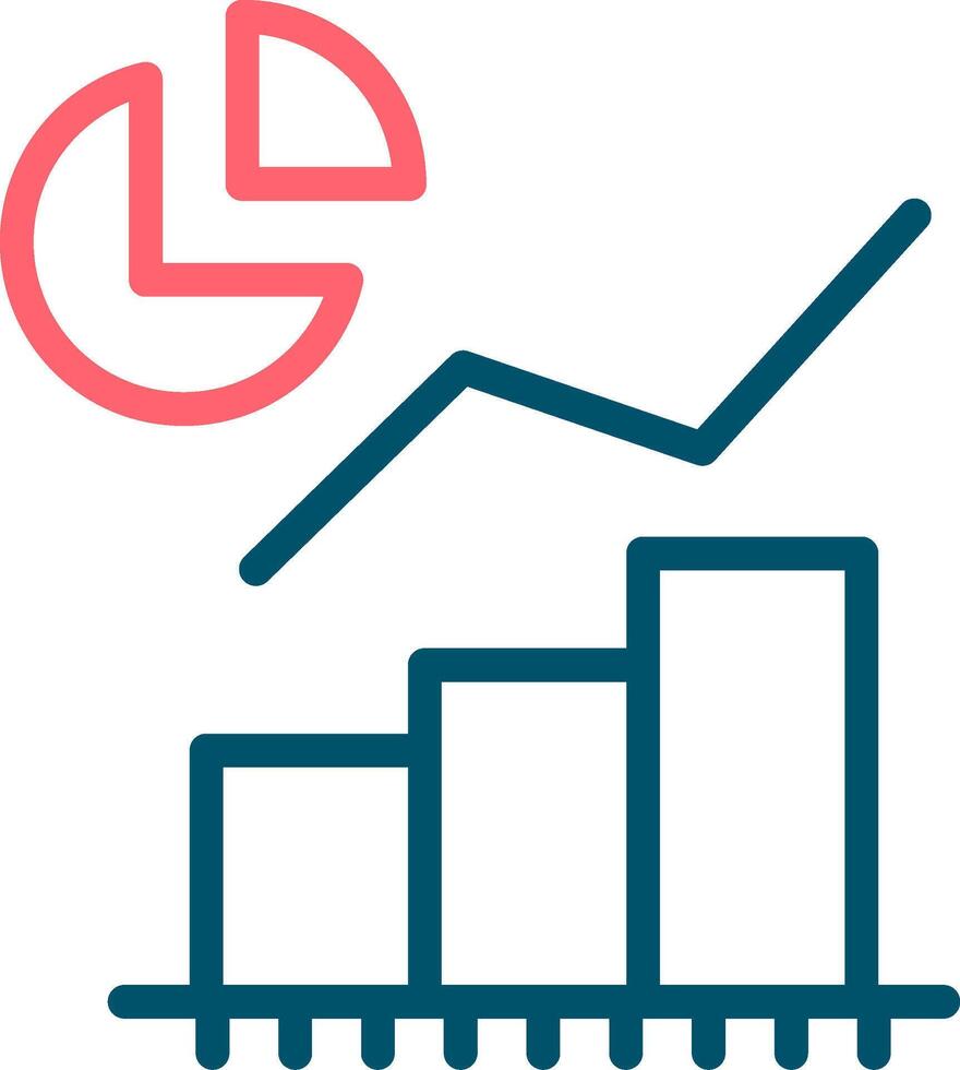 Statistical Analysis Creative Icon Design vector