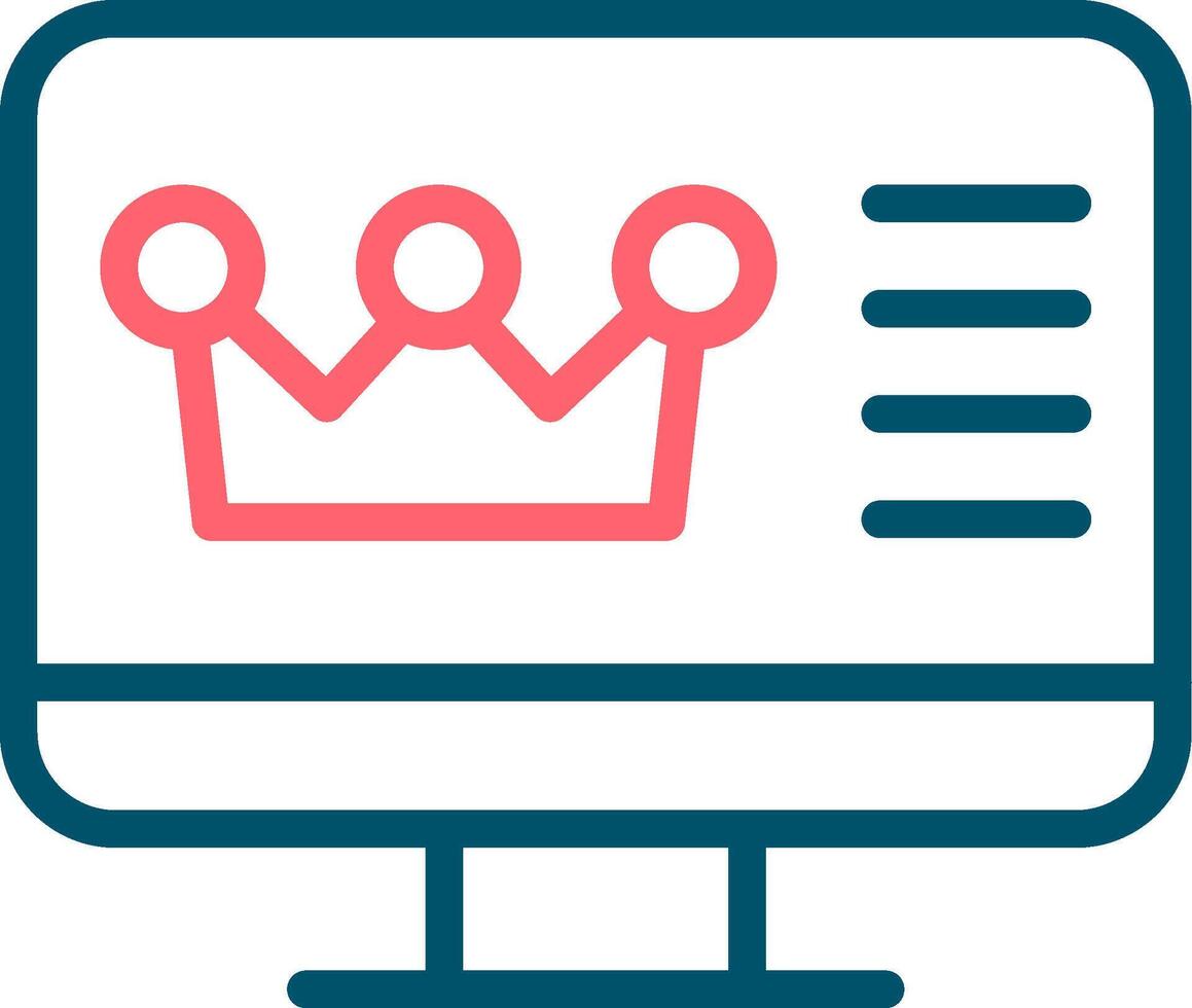 Premium Content Creative Icon Design vector