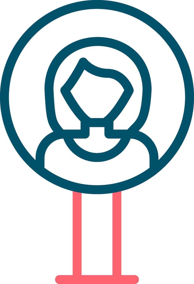 User Placeholder Creative Icon Design vector