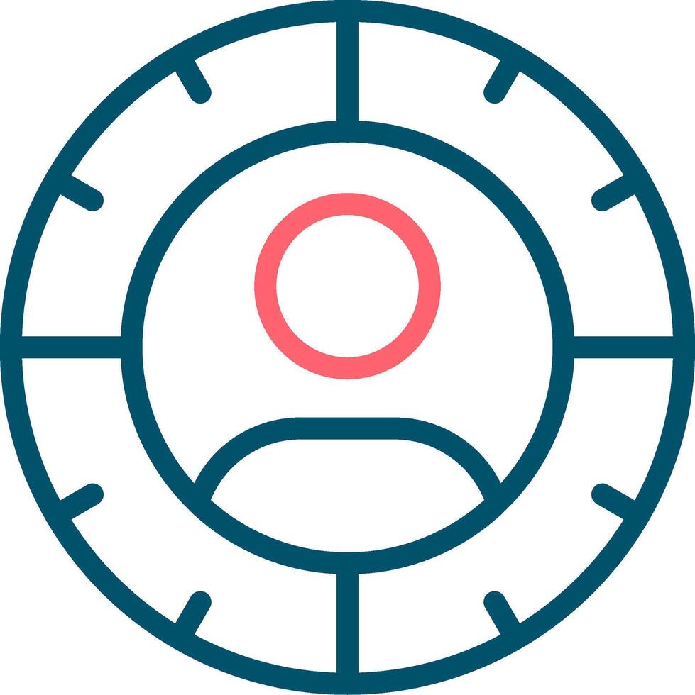 Target Audience Creative Icon Design vector