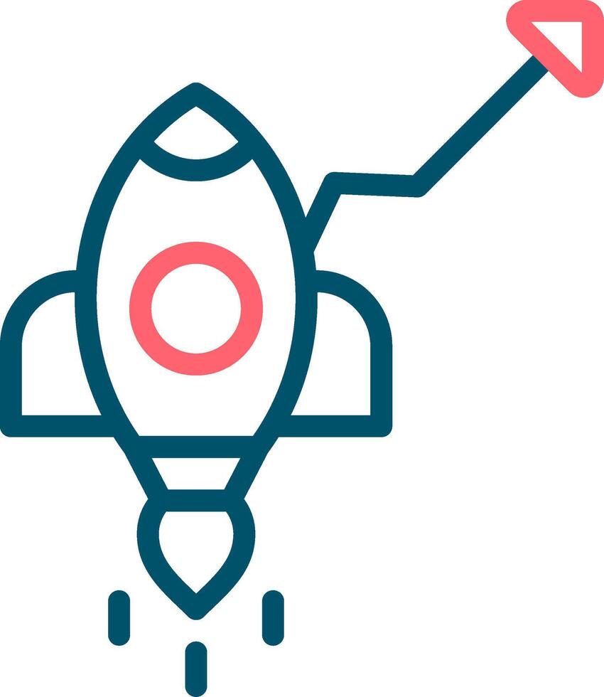 Growth Hacking Creative Icon Design vector