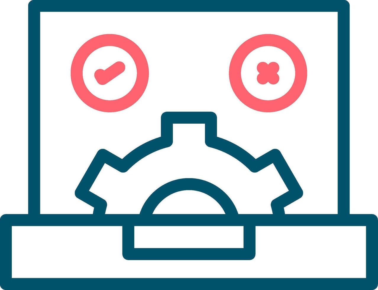 QA Testing Creative Icon Design vector