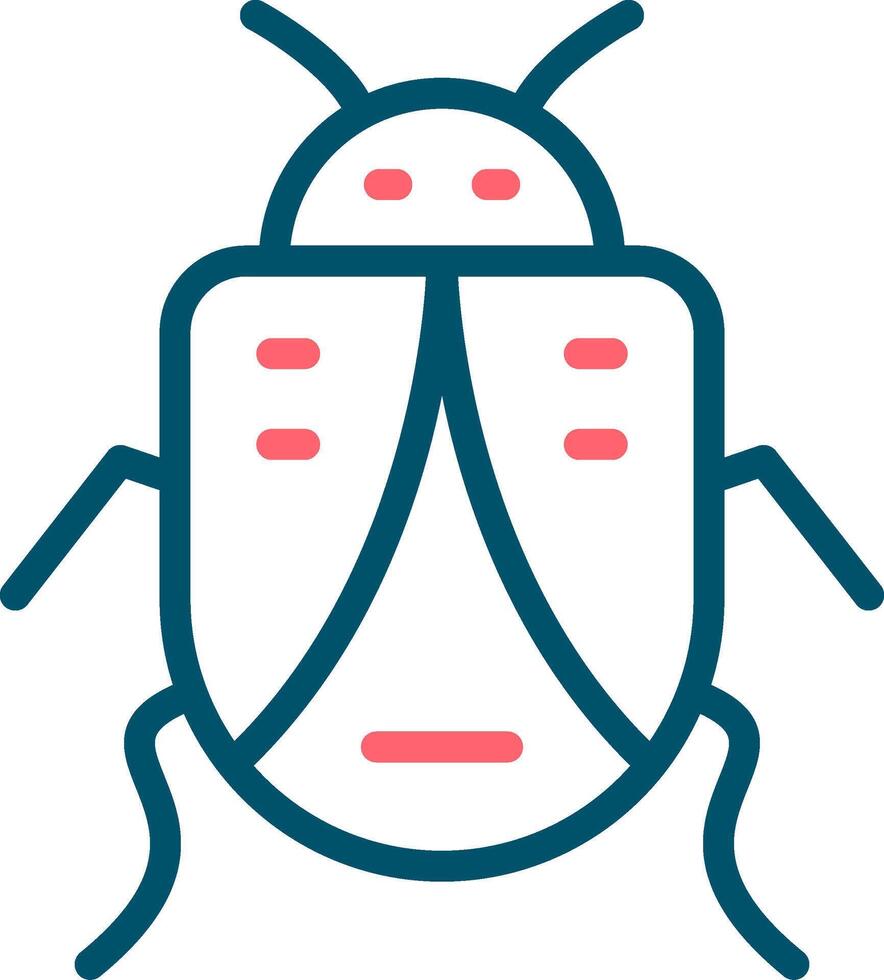 Bug Creative Icon Design vector