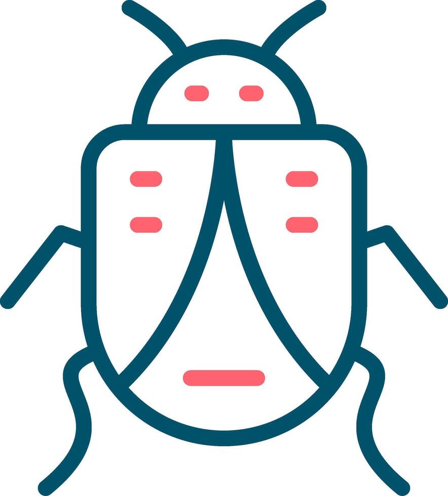 Bug Creative Icon Design vector